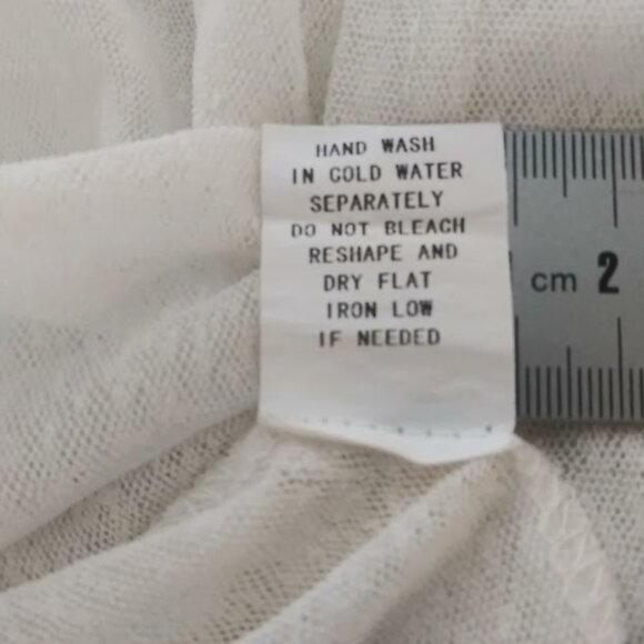 Ember women's size L white sheer cardigan sweater - Picture 16 of 16